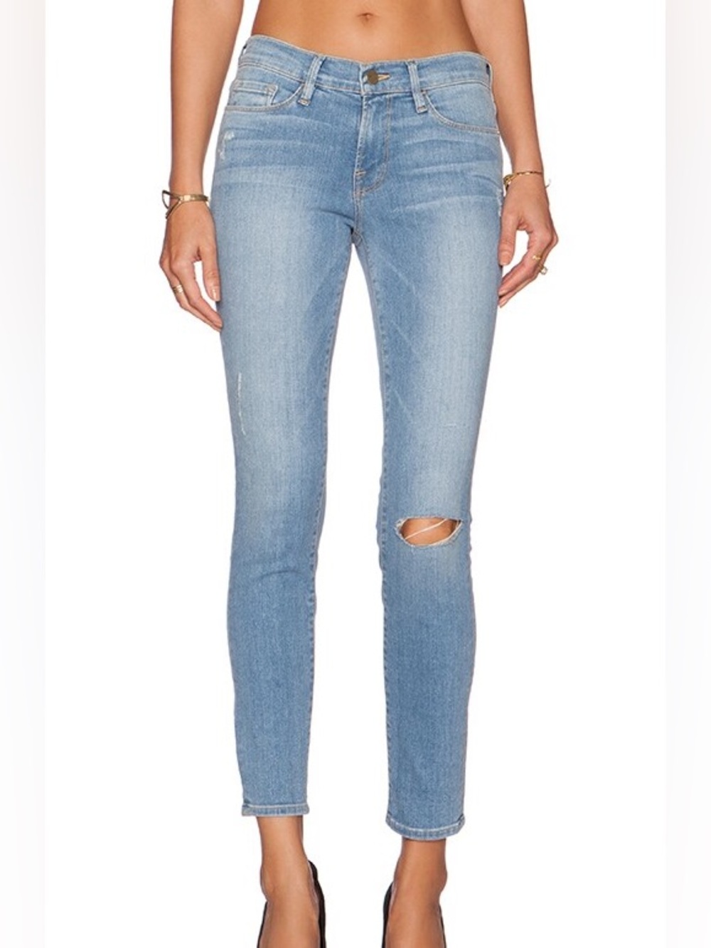 FRAME denim le skinny de Jeanne crop 27